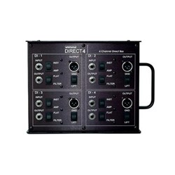 Whirlwind DIRECT4 - TRHLM Transformers 4-Channel Stagebox